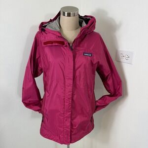 Patagonia Torrentshell Rain Jacket Womens Medium Magenta Pink H2No Waterproof